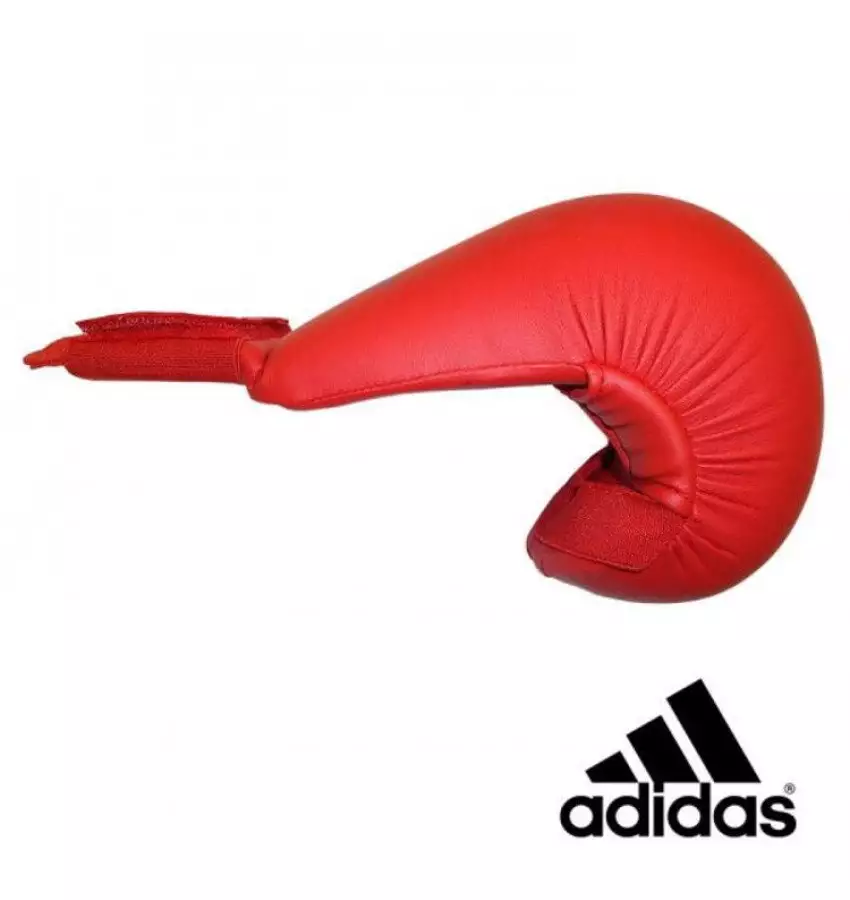 Перчатки для карате Adidas с лицензией WKF с защитой большого пальца (661.23, синие)