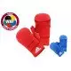 Перчатки для карате Adidas с лицензией WKF с защитой большого пальца (661.23, синие)