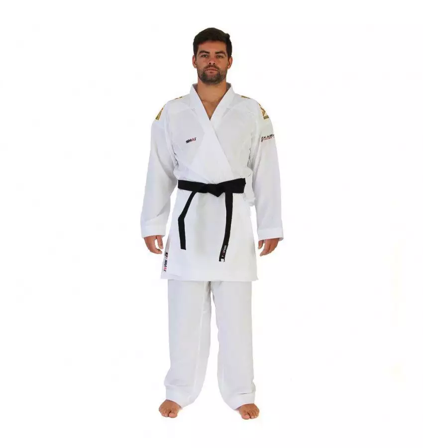 Кимоно для карате Smai JIN KUMITE GI ELITE Karate1 Premier League (золотые полосы на плечах)