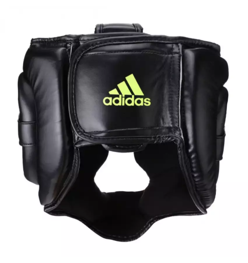 Шлем боксерский Adidas Speed Super Pro Training Extra Protect (черный/желтый, ADISBHG041)