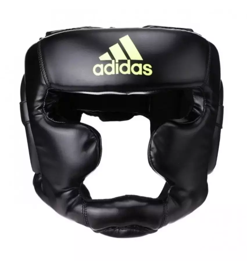 Шлем боксерский Adidas Speed Super Pro Training Extra Protect (черный/желтый, ADISBHG041)