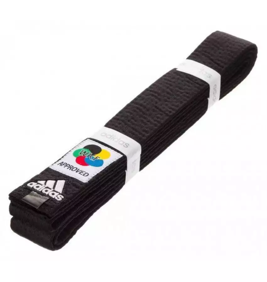 Пояс для карате Adidas Elite WKF | Цвет черный