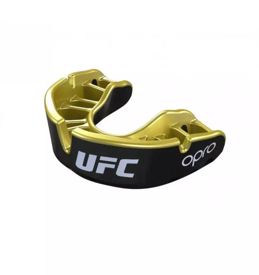 купить Капа взрослая OPRO UFC Gold. Цвет черный, золотой. Капа взрослая OPRO UFC Gold. Цвет черный, золотой.