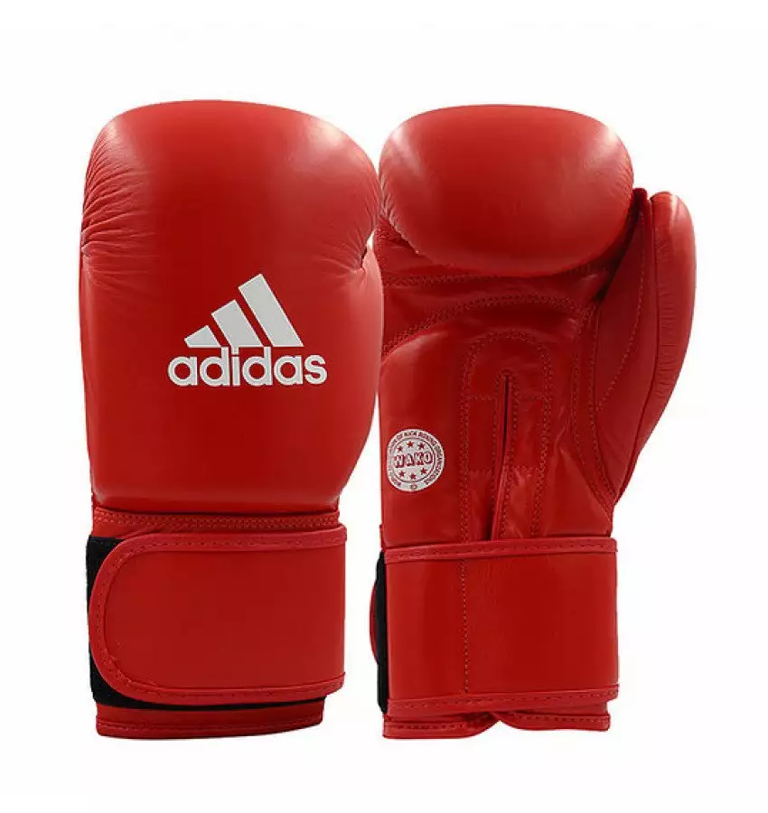 Боксерские перчатки Adidas WAKO | Цвет красный