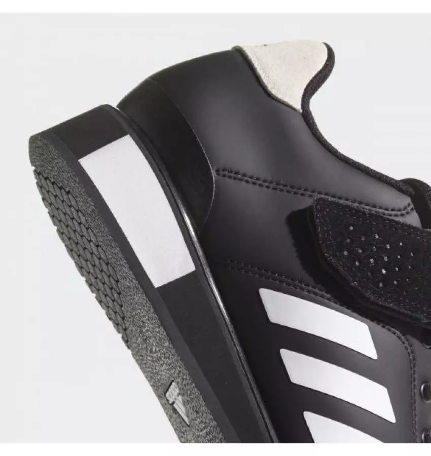 Штангетки Adidas Power Perfect 3 | Цвет черный, белые полосы