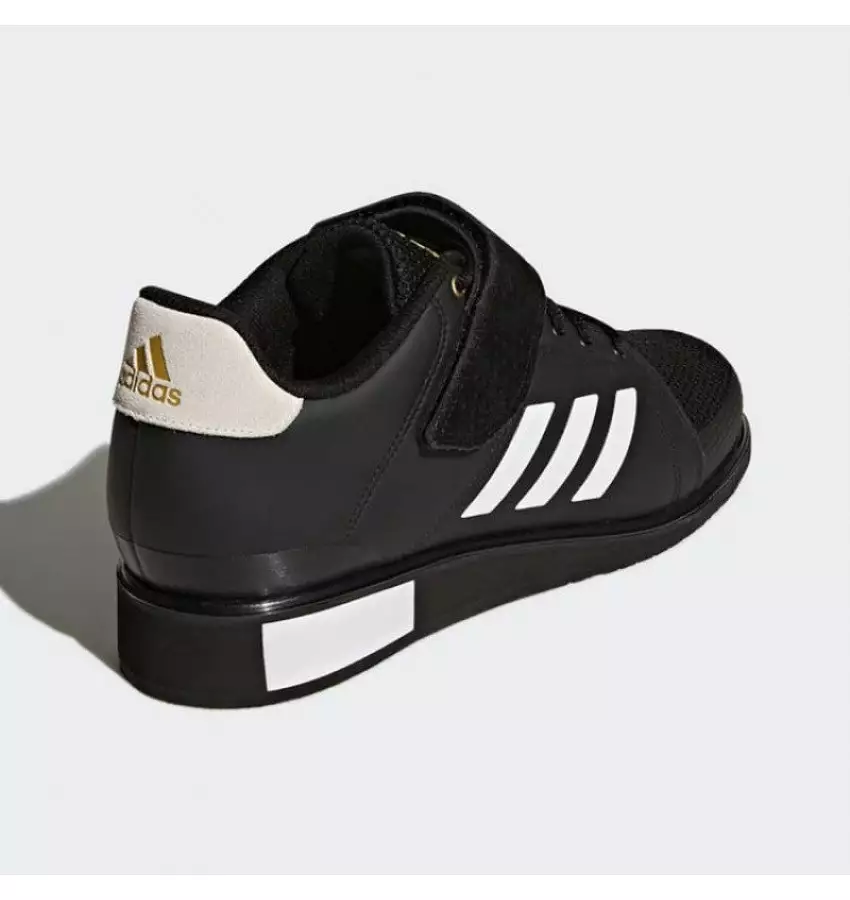 Штангетки Adidas Power Perfect 3 | Цвет черный, белые полосы