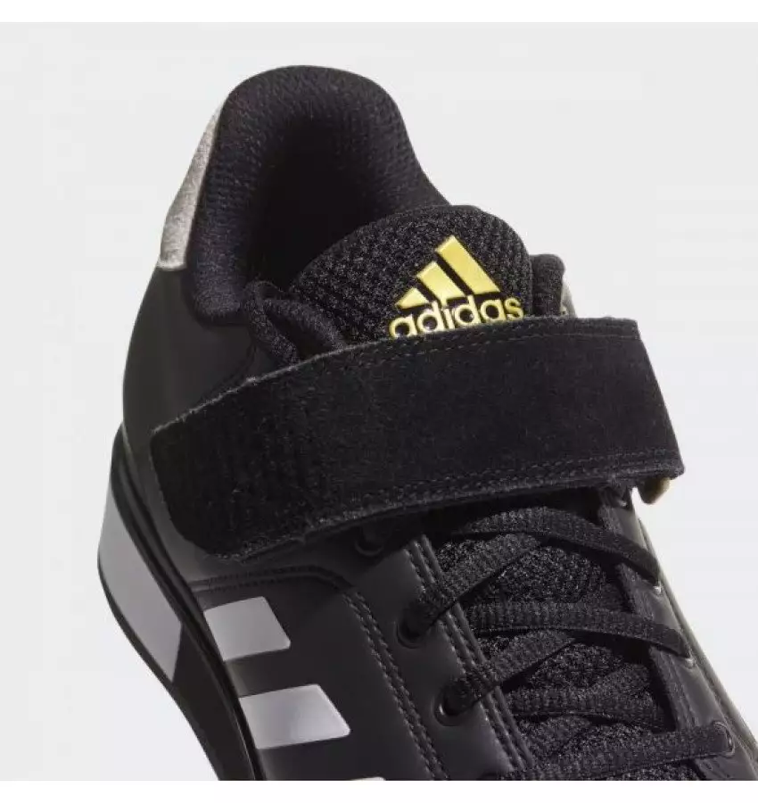 Штангетки Adidas Power Perfect 3 | Цвет черный, белые полосы