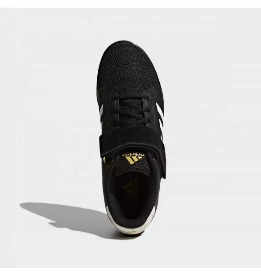 Штангетки Adidas Power Perfect 3 | Цвет черный, белые полосы