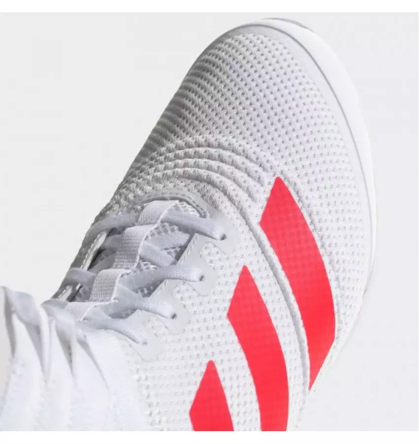 Боксерки Adidas Speedex 18 | Цвет белый, красные полосы