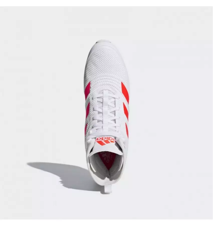 Боксерки Adidas Speedex 18 | Цвет белый, красные полосы