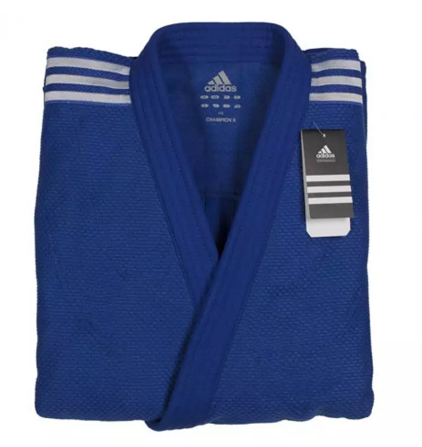 купить Кимоно для дзюдо Adidas Champion 2 IJF | Цвет синий Кимоно для дзюдо Adidas Champion 2 IJF | Цвет синий