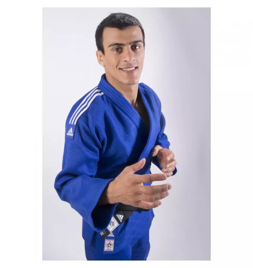 купить Кимоно для дзюдо Adidas Champion 2 IJF | Цвет синий Кимоно для дзюдо Adidas Champion 2 IJF | Цвет синий