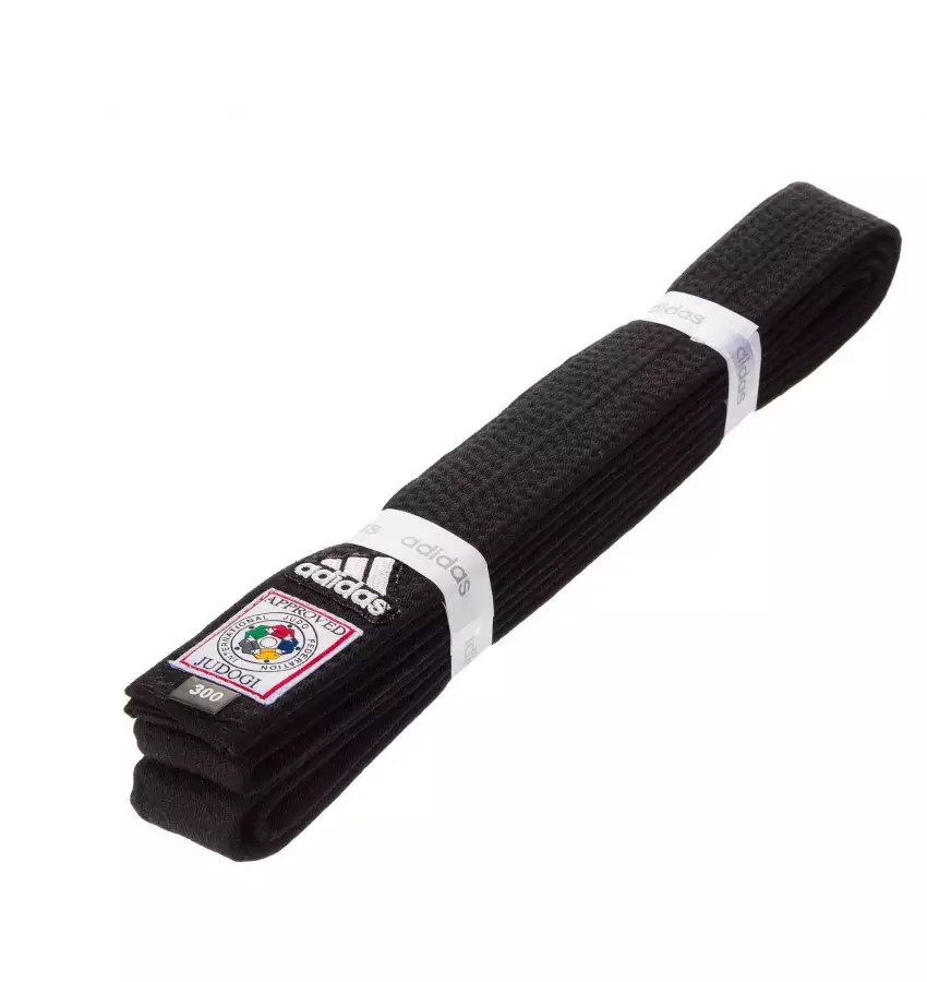 Пояс для дзюдо Adidas серии ELITE IJF (черный, ADIB242J)