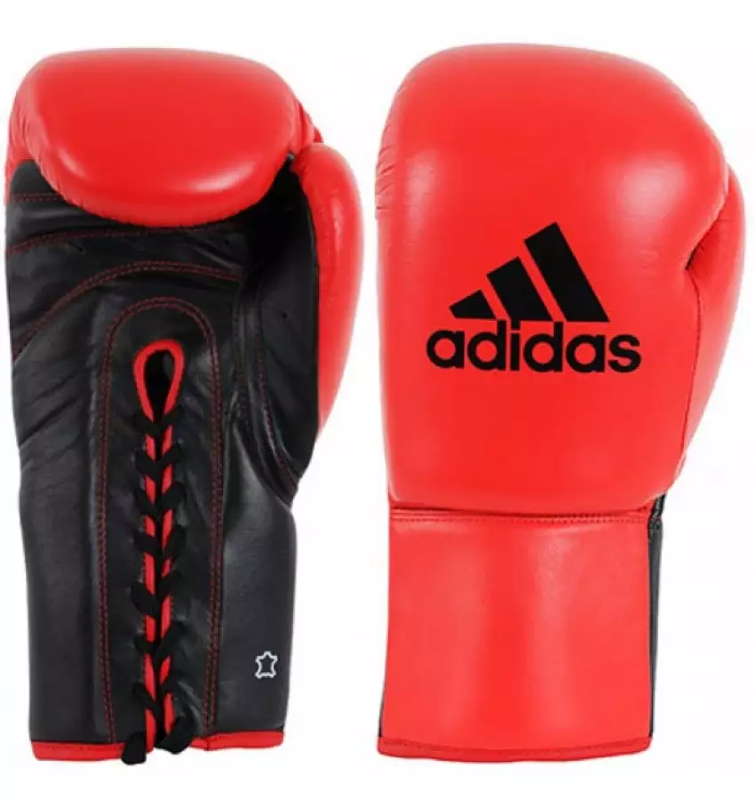 Боксерские перчатки Adidas Сombat | Цвет красный/черный