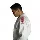 Кимоно для дзюдо Adidas Club J350 Junior | Цвет белый, красные полосы