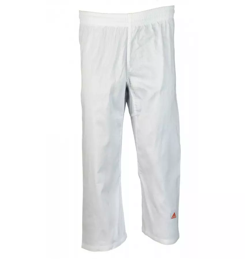 Кимоно для дзюдо Adidas Club J350 Junior | Цвет белый, красные полосы