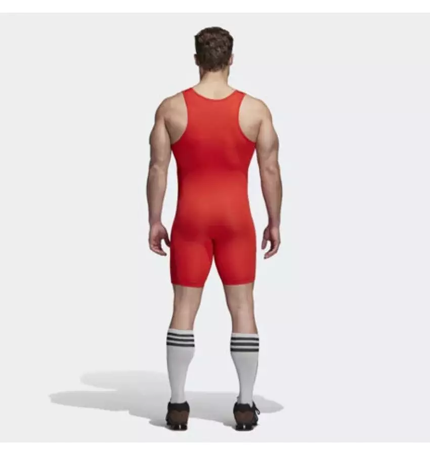 купить Трико для тяжелой атлетики Adidas Powerlift | Цвет красный Трико для тяжелой атлетики Adidas Powerlift | Цвет красный