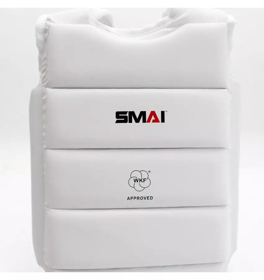 SMAI Защита туловища для детей WKF APPROVED Цвет белый