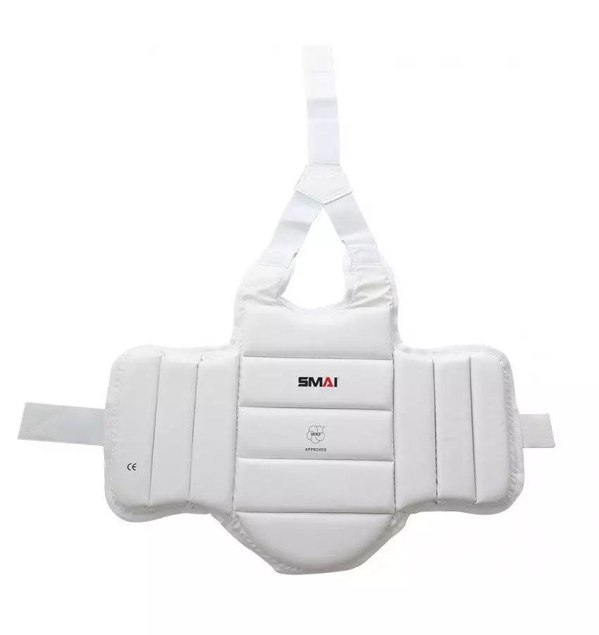 SMAI Защита туловища для детей WKF APPROVED Цвет белый