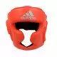 Шлем боксерский Adidas Speed Super Pro Training Extra Protect (ярко красный/серебро, ADISBHG041)