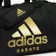 Сумка-рюкзак (2 в 1) Adidas. Цвет черный, золотой логотип. Материал 600D полиэстр. Логотип Karate