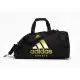 Сумка-рюкзак (2 в 1) Adidas. Цвет черный, золотой логотип. Материал 600D полиэстр. Логотип Karate