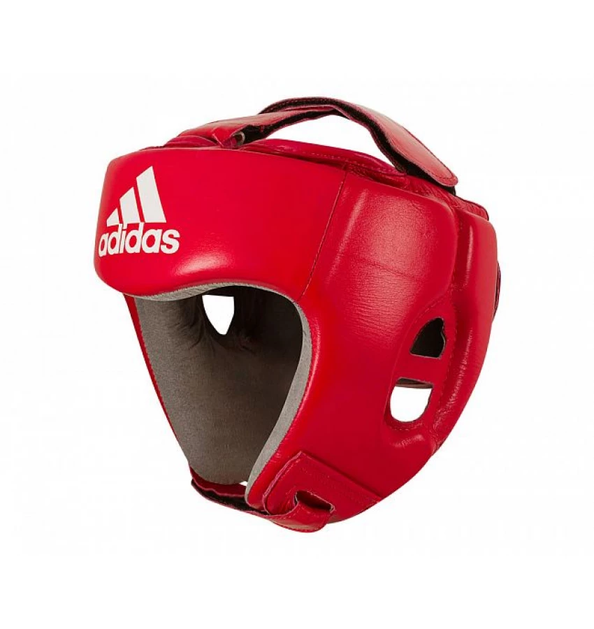 Боксерский шлем Adidas AIBA | Цвет красный