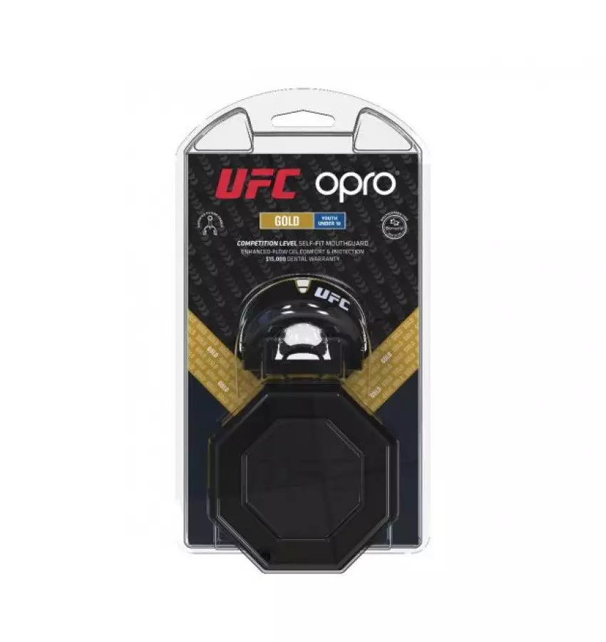 купить Капа подростковая OPRO UFC Gold. Цвет черный, золотой. Капа подростковая OPRO UFC Gold. Цвет черный, золотой.