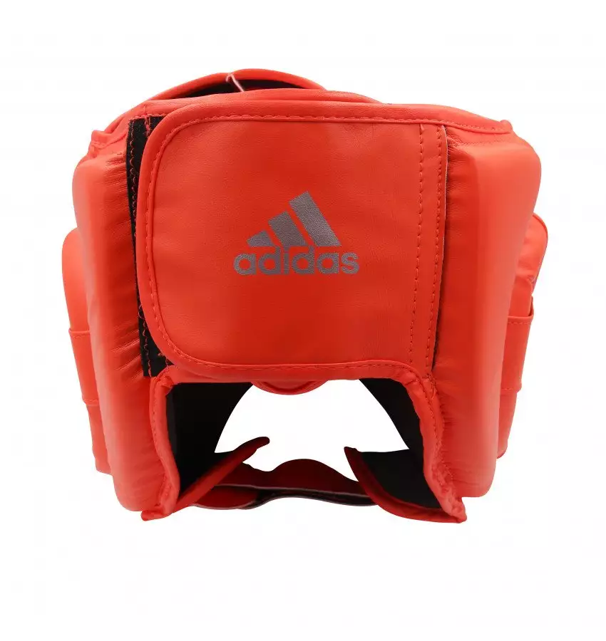 Шлем боксерский Adidas Speed Super Pro Training (ярко красный/серебро, ADISBHG042)