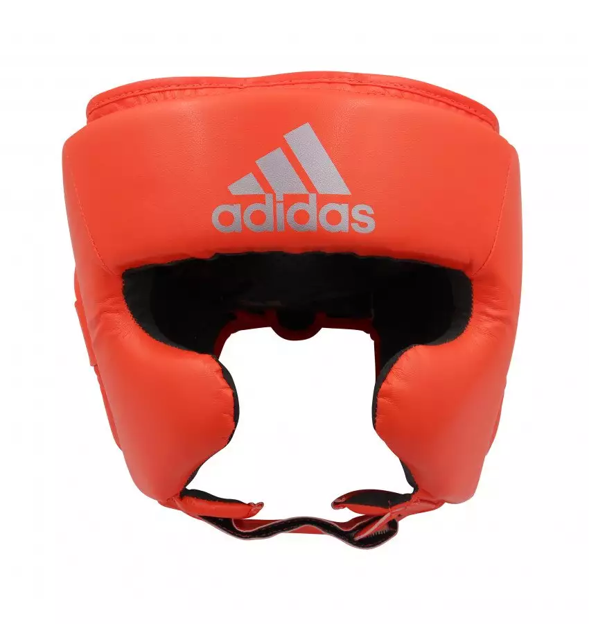 Шлем боксерский Adidas Speed Super Pro Training (ярко красный/серебро, ADISBHG042)
