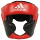 Боксерский шлем тренировочный Adidas Super Pro Extra Protect | Цвет красный
