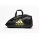 Сумка-рюкзак (2 в 1) Adidas. Цвет черный, золотой логотип. Материал PU. Логотип Karate