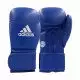 Кожаные боксерские перчатки Adidas WAKO (синий, ADIWAKOG1)