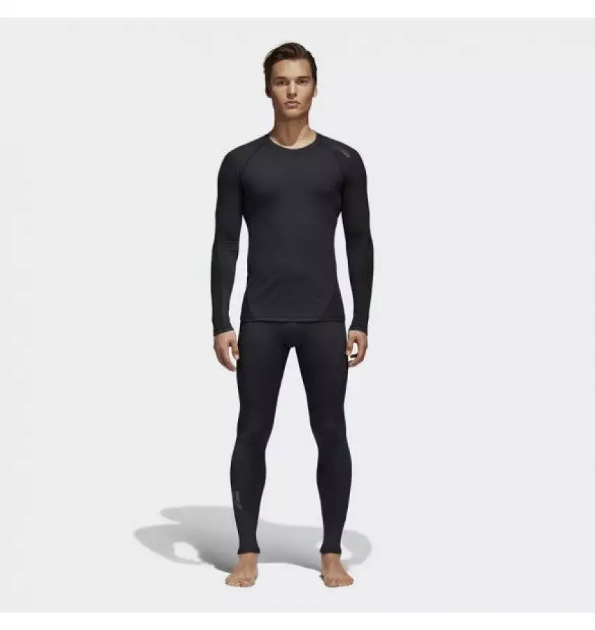 Компрессионный лонгслив Adidas Alphaskin Sport (черный, CF7267)