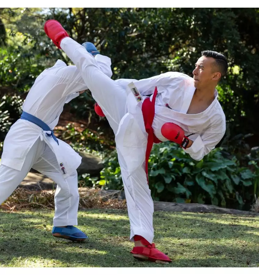 купить Защита голени и стопы Smai | Цвет синий | Одобрено WKF Защита голени и стопы Smai | Цвет синий | Одобрено WKF
