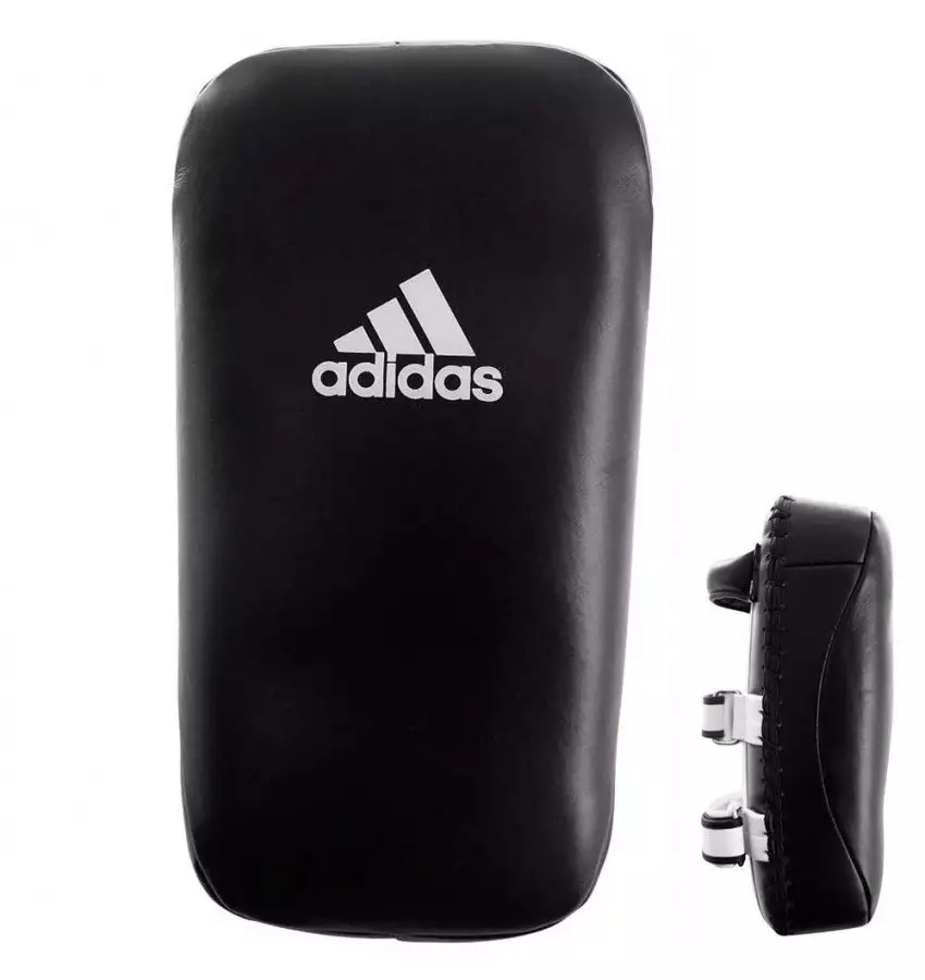 Макивара Adidas Thai Pad Extra Thick Semi Leather (черная, adiBAC042)