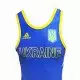 Костюм для борьбы (трико) Adidas UWW (синий, 1633BLUE V2)