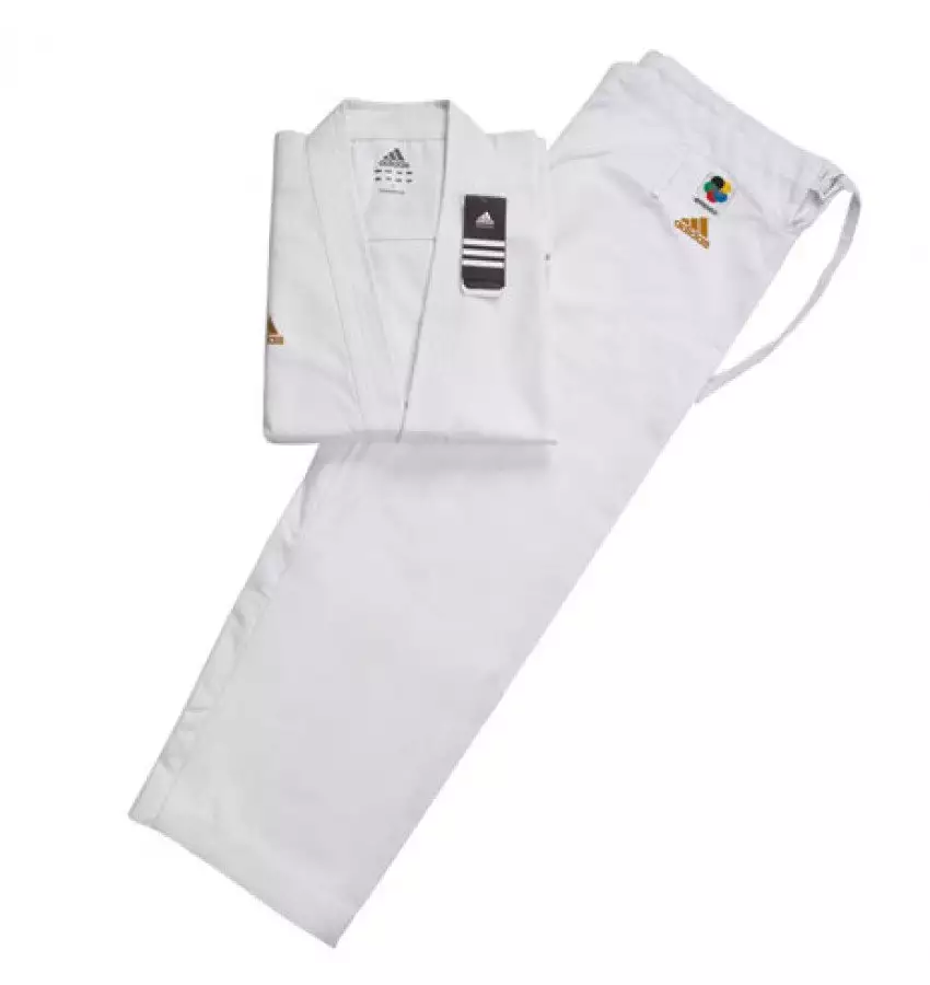 Кимоно для карате Adidas Champion (Japanese cut) WKF | Цвет белый